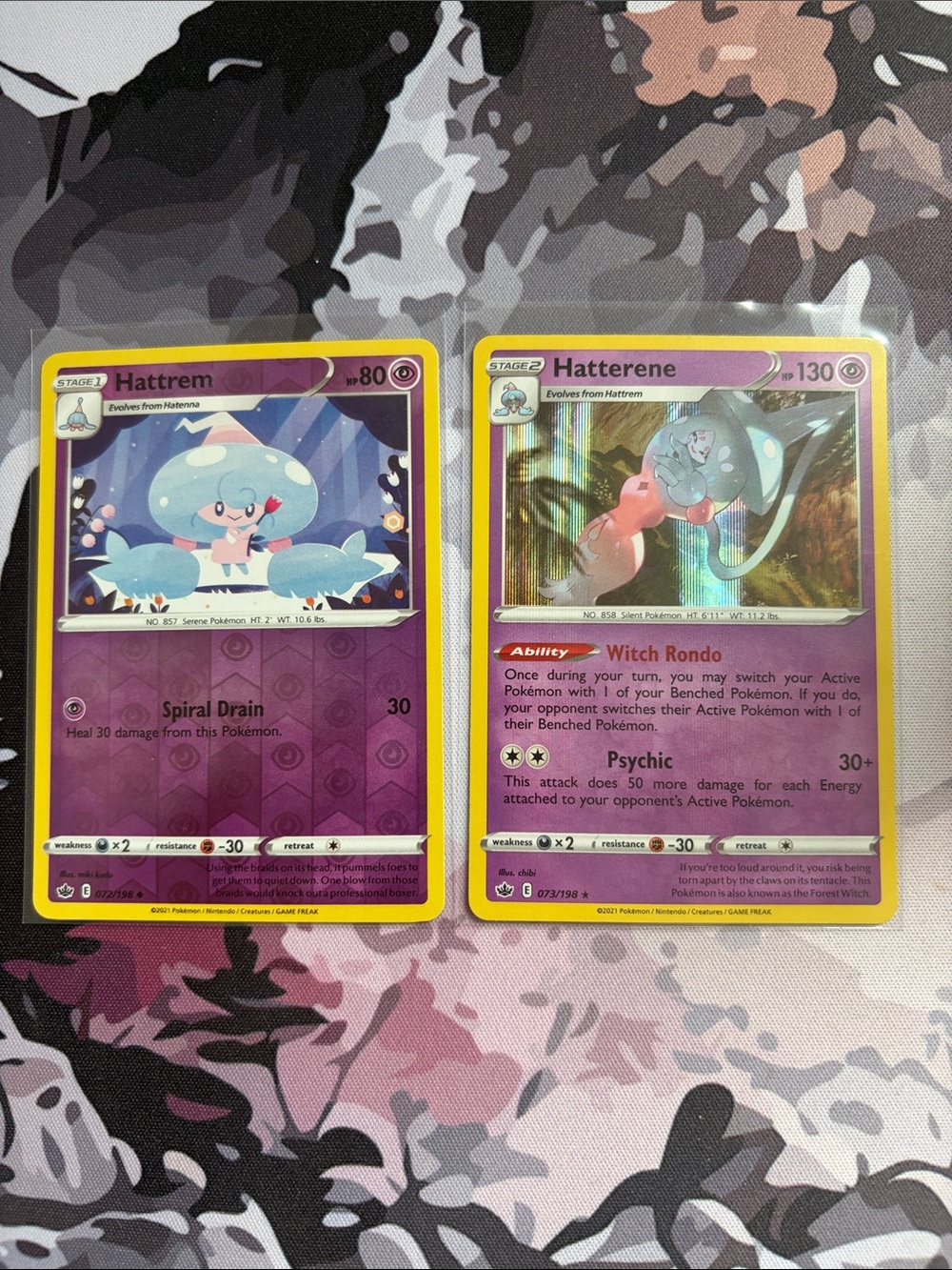 Hattrem Hatterene Reverse Holo Holo Evolution Pokémon Card Lot TCG ✨5/$25✨